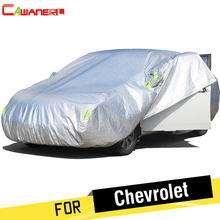 Cawanerl Thicken Car Cover Waterproof Sun Snow Rain Hail Protect Cotton Cover For Chevrolet Camaro Captiva Corsicas Spark Lumina 2024 - buy cheap