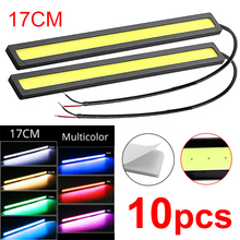 10Pcs 17CM Car LED Daytime Running lights Waterproof DIY Driving LED Strip Light Auto Car DRL COB Driving Fog lights 2024 - buy cheap