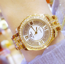 2018 Relojes Роскошные брендовые часы с бриллиантами, женские кварцевые женские часы, женские наручные часы с браслетом под платье для девушек, montres femme 2024 - купить недорого