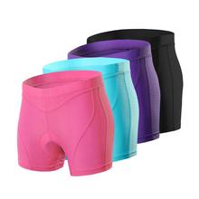 Arsuxeo-shorts de ciclismo feminino, roupa íntima para ciclismo com acolchoamento 3d, gel de espuma de silicone, anti-suor, respirável, roupa íntima 2024 - compre barato