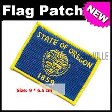 In Oregon Flag Patch Iron On Patches - 100% Quality Guarantee Flag Embroidered Patches + Free Shipping 2024 - buy cheap