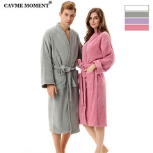 CAVME Bride Cotton Kimono CUSTOM Bridesmaid Terry Towel Bathrobe Hotel Towel Robe for Couples Plus Size Robes Nightgown Homwear 2024 - buy cheap