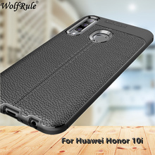 Cover Huawei Honor 10i Case 6.21" Honor 10i Fashion Lichee Style Case Silicone Rugged Cover For Huawei Honor 10i Case Shell Capa 2024 - buy cheap