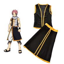Anime Fairy Tail Cosplay Etherious Natsu Dragneel Costume 1st Generations Black Set Halloween Party Wear 2024 - buy cheap