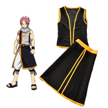 Anime fairy tail cosplay etherious natsu dragneel traje 1st gerações preto conjunto festa de halloween wear 2024 - compre barato