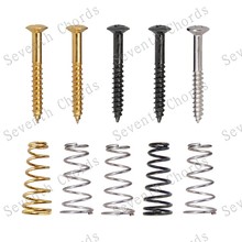 A Set 6 Pcs Electric Guitar Humbucker Single Coil Pickups Mount Adjust Height Screws and Conical Springs - M3*25mm 2024 - buy cheap