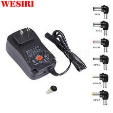 3V 4.5V 5V 6V 7.5V 9V 12V 2A 2.5A AC DC Adaptor Adjustable Power Adapter Universal Charger Supply 30W 2024 - buy cheap