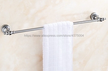 Towel Bars Single Rail Polished Chrome Towel Holder Bath Shelf Towel Hanger Wall Mounted Bathroom Accessories Nba903 2024 - buy cheap
