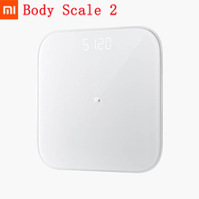 Xiaomi-báscula de peso inteligente 2 Original, balanza Digital con Bluetooth 5,0, compatible con Android 4,3, iOS 9, aplicación Mifit, nuevo 2024 - compra barato