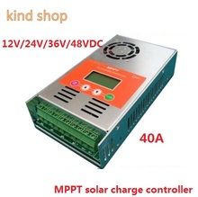 MPPT 40A 12V/24V/36V/48V Solar Panel Battery Charge Controller 2024 - buy cheap