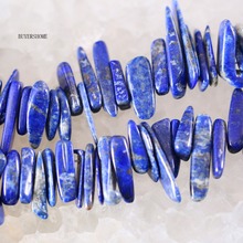 6-20MM Irregular Shape Freeform Loose Beads Natural Stone Teeth Blue Lapis For Jewelry Making DIY Necklace String 15.5" S019 2024 - buy cheap