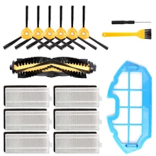 Kit de accesorios de 16 paquetes para Ecovacs Deebot N79S N79 filtros de Aspiradora Robótica, cepillos laterales, cepillo principal, filtro primario A 2024 - compra barato