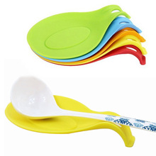 Soporte para cucharas de silicona resistente al calor, espátula para utensilios de cocina, lote de 5 unidades 2024 - compra barato