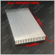 (Free shipping) 5PCS lot Gdstime Aluminium Radiator Heatsink Heat Sink 100*48*11MM 2024 - buy cheap