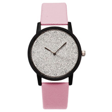 Classic Leather Watch Women Flash Rhinestone Round Dial Watch Fashion Luxury Brand Ladies Quartz WristWatches Girl Clock 533 2024 - buy cheap