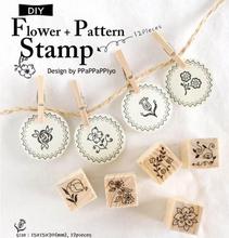 Scrapbooking Stamps Beautiful Flowers  Notes Stamp to DIY Photo Album Scrapbook Fahion Stamp Free Shipping 2024 - buy cheap