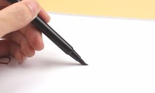 Pentel-pluma de pincel de caligrafía, punta suave, japonesas negras, XSF15 2024 - compra barato
