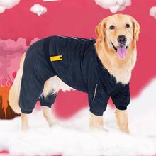 NEW Winter Large Dog Jumpsuit Clothes Golden Retriever labs Big Dog Clothe Waterproof Skicoat Pet Jacket Coat 3XL-7XL 2024 - buy cheap