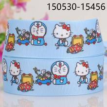 5 ярдов 1 "(25 мм) милые Doraemon печатных grosgrain ленты вечерние украшения подарок лента бесплатная доставка 2024 - купить недорого