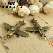 RONGQING 43*37MM Big Necklace Pendant 40pcs/lot Bomber Pendants Necklaces DIY Accessories 2024 - buy cheap