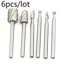 6pcs/lot Dremel Rotary Tool Mini Drill Bit Set Cutting Tools For Woodworking Knife Wood Carving Tools Kit Wood Tools Accessories 2024 - buy cheap