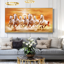 Running Horses Canvas Art Paintings On The Wall Modern Sunrise Landscape Posters And Prints Animals Wall Picture For Living Room 2024 - buy cheap