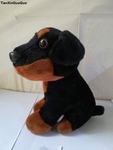 about 22cm squatting Rottweiler dog plush toy soft doll baby toy birthday gift w2956 2024 - buy cheap