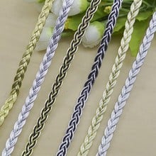 30Meters 7mm Gold Silver Black White Bullion Ribbon Diy Accessory Wavy Webbing Garments Decorations Braids Lace Woven Belt 2024 - buy cheap