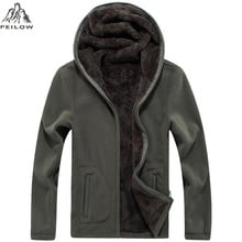 PEILOW-Chaqueta militar de lana para hombre, abrigo táctico, térmico, transpirable, chaquetas de hombre con capucha, ropa de invierno 2024 - compra barato