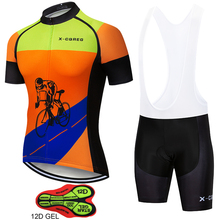 2020 Hot Men Cycling Jersey Set MTB Road Team Bike Wear Breathable Bib Shorts 12D GEL Pad Maillot Ropa Ciclismo Sports Short Set 2024 - buy cheap