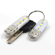 Luz LED USB de 5V, 3LED, 8LED, SMD 5730, Mini USB para lectura de escritorio, Camping, portátil, cargador de energía móvil 2024 - compra barato