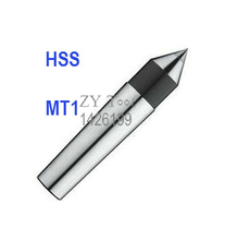 Herramienta de máquina de contrapunto de tornos MT1 Morse Taper HSS Solid Dead Center torno de perforadora soporte de la máquina the Tailstock End 2024 - compra barato