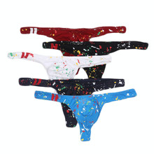 5PCS Low Waist Sexy Male Thong Underwear Men Underwear Shorts Mens Briefs Short Breathable Underpants Pouch Briefs Panties 2022 - buy cheap