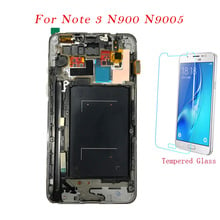 Тест ЖК-экран для Samsung Note3 ЖК-дисплей сенсорный экран дигитайзер Рамка сборка для Samsung Galaxy Note 3 N900 N9005 ремонт 2024 - купить недорого