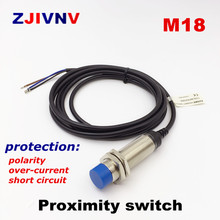 Interruptor inductivo de proximidad M18 de alta calidad PNP NPN NO/NC sin descarga tipo 8mm con sensor de función de protección que normalmente se abre de cerca 2024 - compra barato