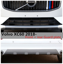 For Volvo XC60 2018 2019 Front+Rear Bumper Protector Guard Skid Plate High Quality ABS Chrome Auto Accessories 2024 - buy cheap