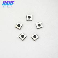 50pcs/Lot Micro button tact switch 4 pin SMD little turtle 4.5x4.5x1.5MM single shrapnel temperature Black 2024 - buy cheap