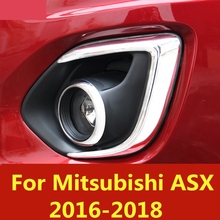 Front Fog Lamp Frame decoration cover trim Front fog lampshade Exterior decoration Auto Accessories For Mitsubishi ASX 2016-2018 2024 - buy cheap