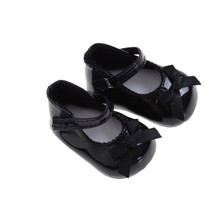Fashion Ballet Handmade Leather Doll Shoes For 18 Inch  Girl Doll Clothes White Black Doll Outfits 2024 - buy cheap