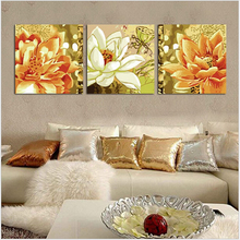 Cuadros decoracion Triptych canvas painting 50*50cm *3 painting by numbers home decoration wall pictures for living room H502 2024 - buy cheap