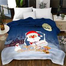 Manta de franela súper suave y gruesa, manta polar 3D multifuncional, belleza de moda, 150x200cm, regalo de Navidad para esquiar 2024 - compra barato