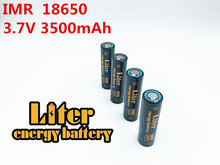 Liter energy battery 100% original 4PCS IMR18650 3.7V 3500MAH 4.8A 18650 Rechargeable battery use battery core for Flashlight 2024 - buy cheap