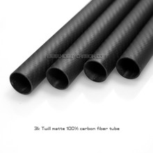 HOBBY CARBON HCT051 Free Shipping 6pcs 20x18x400mm 3k Twill Matte 100% Full Carbon Fiber Tubes Made in China 2024 - buy cheap