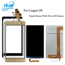 WEICEHNG 100% Tested For Leagoo Z6 LCD Display Touch Screen Assembly Repair Parts 4.97 inch Replacement LCD Sensor For leagoo z6 2024 - buy cheap