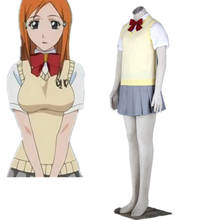 Bleach Inoue Orihime Kuchiki Rukia Cosplay Summer School Uniform  Cosplay Costume 2024 - buy cheap