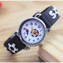 Relógio infantil de silicone 3d, relógio de pulso com pulseira de quartzo para meninos e meninas 2024 - compre barato