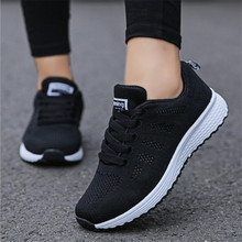 fashion women casual shoes sneakers 2020 new breathable Walking Mesh flat sport shoe Gym Vulcanized Tenis Feminino 2024 - buy cheap