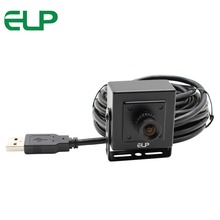 Elp-mini webcam com câmera de vigilância, 1080p, hd, capa preta, usb, 2mp, para sistema de vigilância cctv, sistema de visão da máquina, monitor babay doméstico 2024 - compre barato