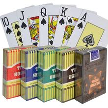 Cartas de póker de PVC a prueba de agua, cartas de póker de Frosting, Texas Hold'em, juego de cartas de plástico, juego de mesa, 1 cubierta 2024 - compra barato