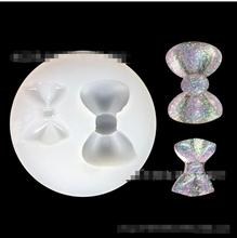 Gladizgt-Molde de silicona líquida para pajarita, collar de joyería de resina artesanal con colgante lanugo, moldes de resina para joyería 2024 - compra barato